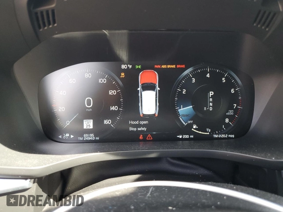 2018 Volvo XC60 R-Design z VIN YV4A22RM8J1000966, wystawiony jako Copart lot #56019245 z przebiegiem 69 195 mil mil oraz Szkoda całkowita • Salvage title. Historia ofert i sprzedaży dostępna na DreamBid. Obrazek 9.