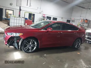 2015 Ford Fusion Titanium with VIN 3FA6P0K91FR113892, listed as a IAAI auction lot 41379676 with 195,091 mi miles. Bid and sale history available at carsss.com. Image 14.