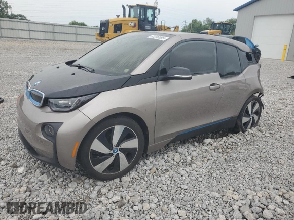 2015 BMW i3 with VIN WBY1Z4C59FV504906, listed as a Copart auction lot 63290095 with Not provided miles and Salvage title. Bid and sale history available at DreamBid. Image 1.