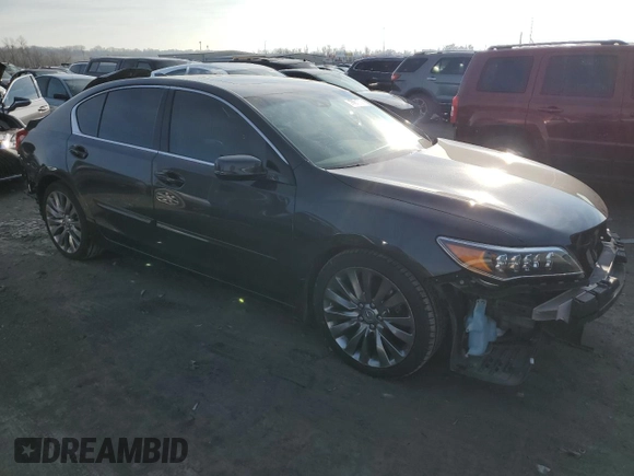 2016 Acura RLX Tech Pkg with VIN JH4KC1F52GC001103, listed as a Copart auction lot 78861763 with 73,060 mi miles and Non Repairable. Bid and sale history available at carsss.com. Image 4.