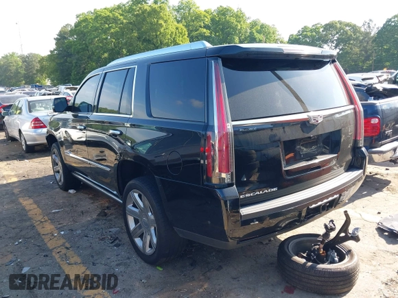 2017 Cadillac Escalade Premium Luxury with VIN 1GYS3CKJ2HR121993, listed as a IAAI auction lot 42172777 with 157,494 mi miles and . Bid and sale history available at DreamBid. Image 3.