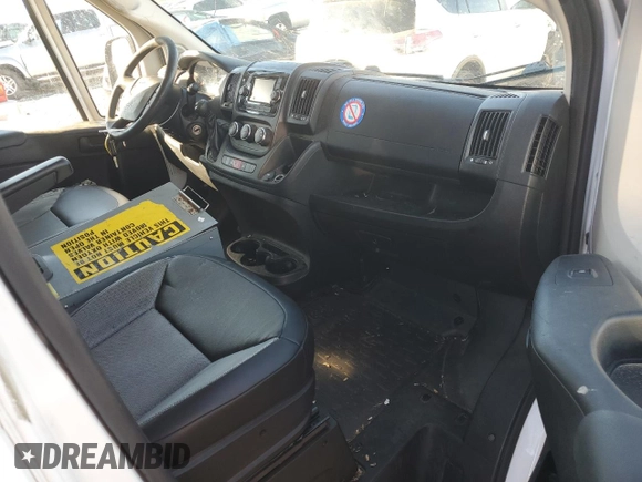 2018 Ram ProMaster Cargo with VIN 3C6URVHG0JE116949, listed as a Copart auction lot 79713714 with 156,081 mi miles and Clean Title. Bid and sale history available at DreamBid. Image 8.