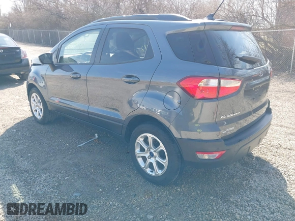 2019 Ford EcoSport SE with VIN MAJ3S2GE7KC301957, listed as a IAAI auction lot 41801182 with 81,525 mi miles and . Bid and sale history available at DreamBid. Image 3.