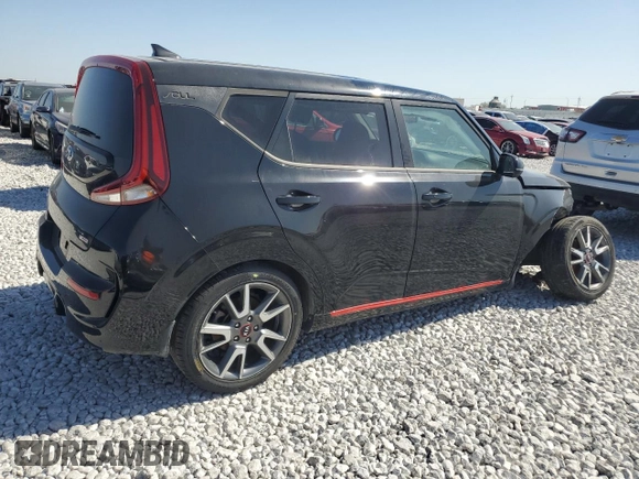2021 Kia Soul Turbo with VIN KNDJ53AF5M7766491, listed as a Copart auction lot 49648625 with 32,443 mi miles and Salvage Title. Bid and sale history available at DreamBid. Image 3.