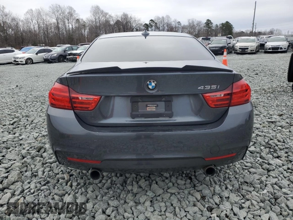 2014 BMW 4 Series 435i with VIN WBA3R1C5XEK190768, listed as a Copart auction lot 44512985 with 117,280 mi miles and Salvage Title. Bid and sale history available at carsss.com. Image 6.