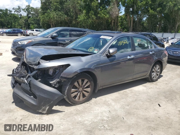 2011 Honda Accord EX-L with VIN 1HGCP3F83BA022998, listed as a Copart auction lot 59935265 with 170,562 mi miles and Salvage title. Bid and sale history available at DreamBid. Image 1.
