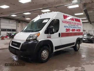 2019 Ram ProMaster Cargo with VIN 3C6TRVBG8KE501956, listed as a IAAI auction lot 41028829 with 172,190 mi miles and . Bid and sale history available at DreamBid. Image 2.