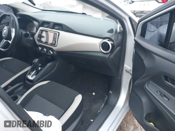 2021 Nissan Versa SV with VIN 3N1CN8EV1ML888948, listed as a IAAI auction lot 39738540 with 5,854 mi miles and . Bid and sale history available at DreamBid. Image 12.