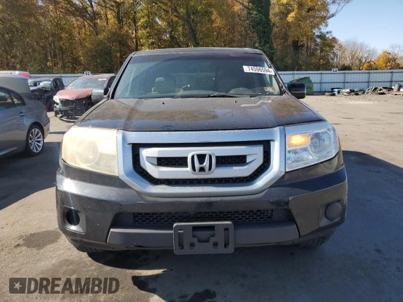 2011 Honda Pilot LX with VIN 5FNYF4H23BB022531, listed as a Copart auction lot 85998514 with 185,878 mi miles and Salvage Title. Bid and sale history available at DreamBid. Image 5.