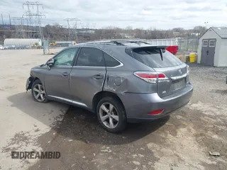 2013 Lexus RX 350 with VIN 2T2BK1BA6DC220815, listed as a IAAI auction lot 41796656 with 121,127 mi miles. Bid and sale history available at carsss.com. Image 3.