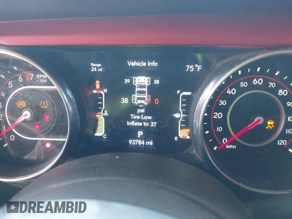 2018 Jeep Wrangler Unlimited Rubicon with VIN 1C4HJXFG0JW159287, listed as a IAAI auction lot 41911012 with 93,784 mi miles and . Bid and sale history available at DreamBid. Image 7.