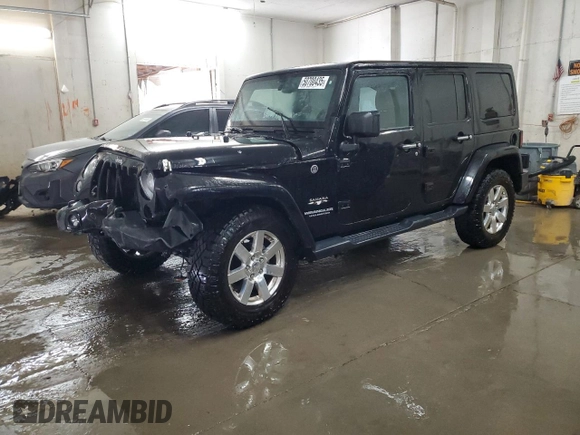 2017 Jeep Wrangler Unlimited Sahara with VIN 1C4BJWEG9HL698536, listed as a Copart auction lot 50700435 with 77,175 mi miles and Salvage Title. Bid and sale history available at carsss.com. Image 1.