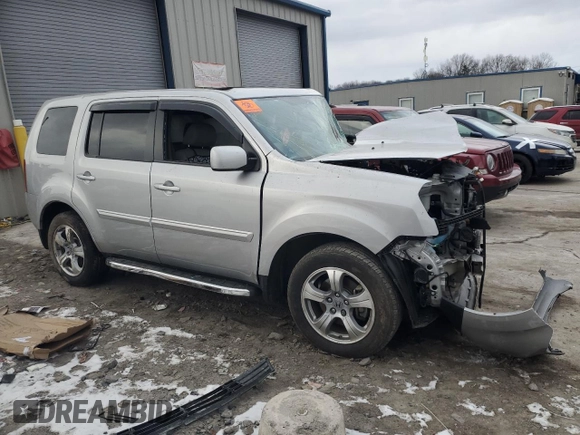 2015 Honda Pilot EX-L with VIN 5FNYF4H50FB064607, listed as a Copart auction lot 88667545 with Not Provided miles and Salvage Title. Bid and sale history available at carsss.com. Image 4.
