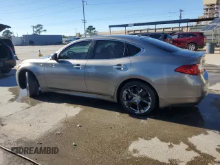2011 Infiniti M37 with VIN JN1BY1AP2BM326416, listed as a Copart auction lot 81486964 with 168,804 mi miles and Salvage Title. Bid and sale history available at carsss.com. Image 2.