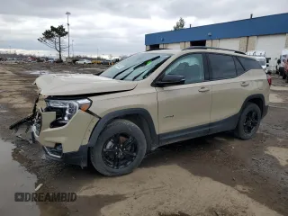 2022 GMC Terrain AT4 with VIN 3GKALYEV8NL293515, listed as a Copart auction lot 49963305 with 48,554 mi miles and Salvage Title. Bid and sale history available at carsss.com. Image 1.