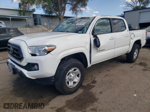 2021 Toyota Tacoma SR with VIN 3TYAX5GN5MT015924, listed as a Copart auction lot 59523615 with 79,693 mi miles and Salvage title. Bid and sale history available at DreamBid. Image 1.