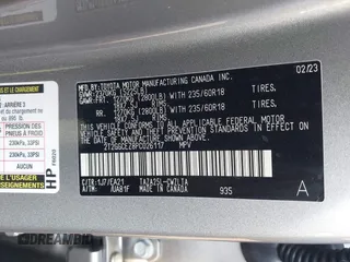 2023 Lexus NX 350 Premium с VIN 2T2GGCEZ8PC026117, выставлен на аукционе IAAI как лот 40730867 с пробегом 20 908 миль миль и . История ставок и продаж доступна на DreamBid. Изображение 9.