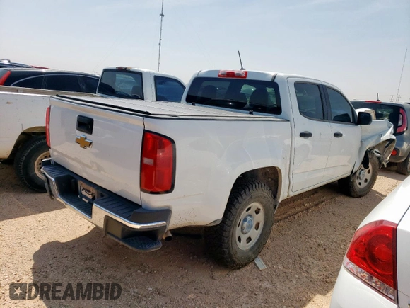 2020 Chevrolet Colorado 2WD Work Truck with VIN 1GCGSBEAXL1105651, listed as a Copart auction lot 53423005 with 171,475 mi miles and Salvage title. Bid and sale history available at DreamBid. Image 3.