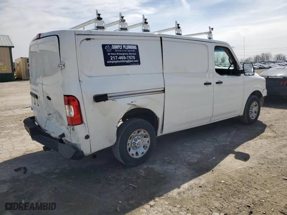2014 Nissan NV SV with VIN 1N6BF0KY7EN106463, listed as a Copart auction lot 50240445 with 148,395 mi miles and Salvage Title. Bid and sale history available at carsss.com. Image 3.