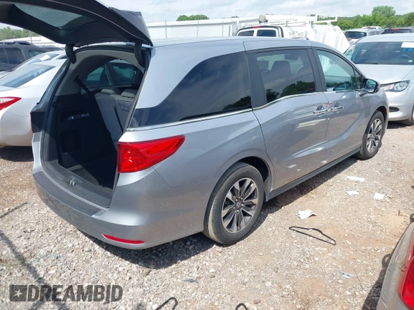 2024 Honda Odyssey EX-L z VIN 5FNRL6H66RB044786, wystawiony jako IAAI lot #42484466 z przebiegiem 40 016 mil mil oraz . Historia ofert i sprzedaży dostępna na DreamBid. Obrazek 4.