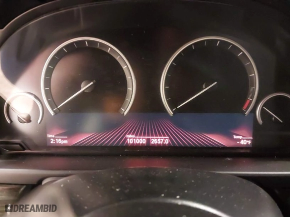 2016 BMW 5 Series 550i xDrive with VIN WBAKP9C50GD980460, listed as a IAAI auction lot 41847849 with 101,000 mi miles. Bid and sale history available at carsss.com. Image 7.