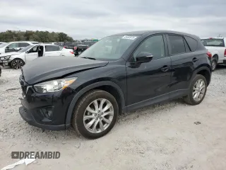2015 Mazda CX-5 Grand Touring with VIN JM3KE2DY0F0502528, listed as a Copart auction lot 45493975 with 101,345 mi miles and Salvage Title. Bid and sale history available at carsss.com. Image 1.