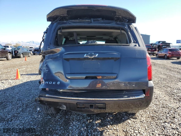 2015 Chevrolet Tahoe LTZ with VIN 1GNSKCKC4FR704080, listed as a Copart auction lot 78803094 with 156,992 mi miles and Salvage Title. Bid and sale history available at carsss.com. Image 6.