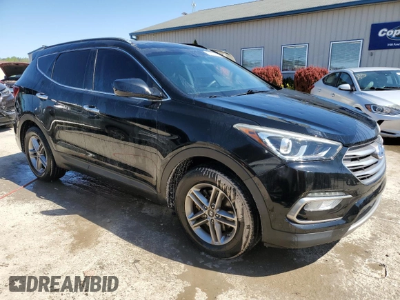 2017 Hyundai Santa Fe 2.4L z VIN 5XYZU3LB5HG392277, wystawiony jako Copart lot #51601765 z przebiegiem 81 943 mil mil oraz Szkoda całkowita • Salvage title. Historia ofert i sprzedaży dostępna na DreamBid. Obrazek 4.