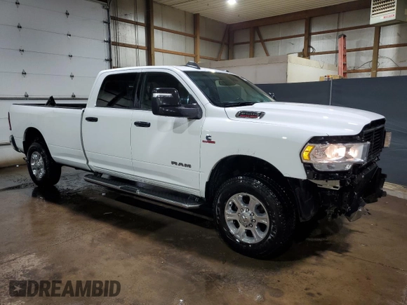 2023 Ram 2500 Big Horn with VIN 3C6UR5JL1PG632578, listed as a Copart auction lot 86005224 with 72,822 mi miles and Clean title. Bid and sale history available at DreamBid. Image 4.