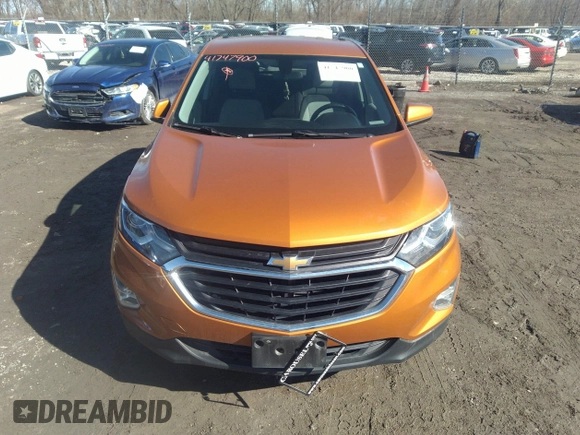 2019 Chevrolet Equinox LT with VIN 2GNAXUEV4K6161495, listed as a IAAI auction lot 41747900 with 122,089 mi miles and . Bid and sale history available at carsss.com. Image 12.