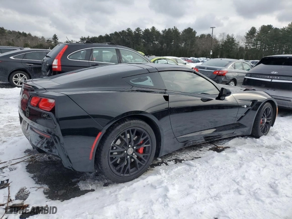 2014 Chevrolet Corvette Stingray 3LT with VIN 1G1YF2D79E5103957, listed as a Copart auction lot 44994505 with 56,765 mi miles and Salvage Title. Bid and sale history available at carsss.com. Image 3.