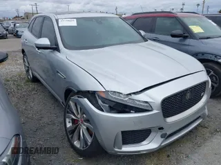 2017 Jaguar F-Pace S with VIN SADCM2BV6HA066651, listed as a IAAI auction lot 41758669 with 82,968 mi miles and . Bid and sale history available at DreamBid. Image 1.