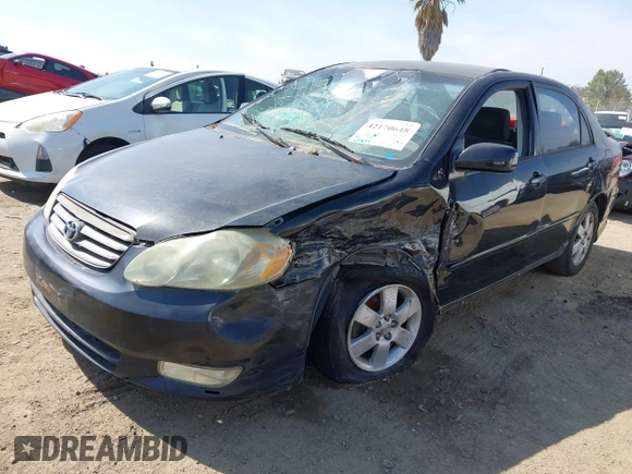 2003 Toyota Corolla CE with VIN 1NXBR32E43Z107862, listed as a IAAI auction lot 42170648 with 160,874 mi miles and . Bid and sale history available at DreamBid. Image 2.