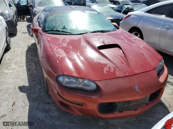 2002 Chevrolet Camaro Z28 with VIN 2G1FP22G622106815, listed as a Copart auction lot 76340354 with 142,195 mi miles and Non Repairable. Bid and sale history available at carsss.com. Image 5.