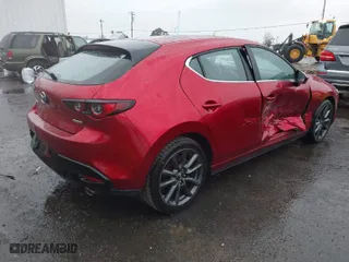 2023 Mazda Mazda3 Hatchback 2.5 S Select with VIN JM1BPAKMXP1604380, listed as a IAAI auction lot 41489396 with 42,814 mi miles. Bid and sale history available at carsss.com. Image 4.