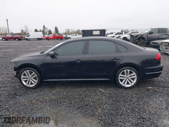 2019 Volkswagen Passat 2.0T Wolfsburg Edition with VIN 1VWLA7A39KC011539, listed as a IAAI auction lot 41616136 with 54,652 mi miles. Bid and sale history available at carsss.com. Image 15.