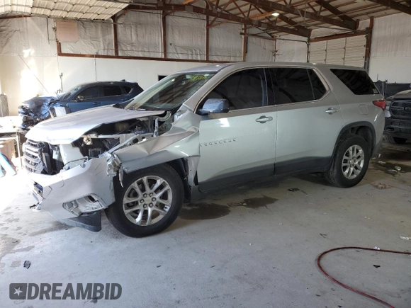 2019 Chevrolet Traverse LS with VIN 1GNERFKW1KJ166824, listed as a Copart auction lot 88951175 with 94,100 mi miles and Salvage Title. Bid and sale history available at carsss.com. Image 1.