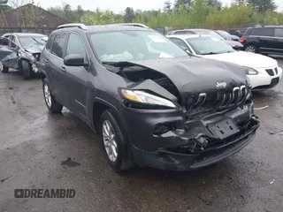 2018 Jeep Cherokee Latitude Plus with VIN 1C4PJMLB9JD529571, listed as a IAAI auction lot 42170042 with 70,300 mi miles and . Bid and sale history available at DreamBid. Image 1.