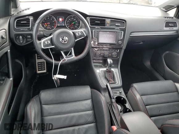 2017 Volkswagen Golf GTI S with VIN 3VW447AU2HM006775, listed as a Copart auction lot 58157214 with 48,713 mi miles and Salvage Title. Bid and sale history available at carsss.com. Image 8.