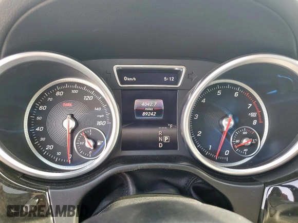 2017 Mercedes-Benz GLS 550 with VIN 4JGDF7DE9HA776627, listed as a Copart auction lot 56733755 with 89,242 mi miles and Salvage title. Bid and sale history available at DreamBid. Image 9.