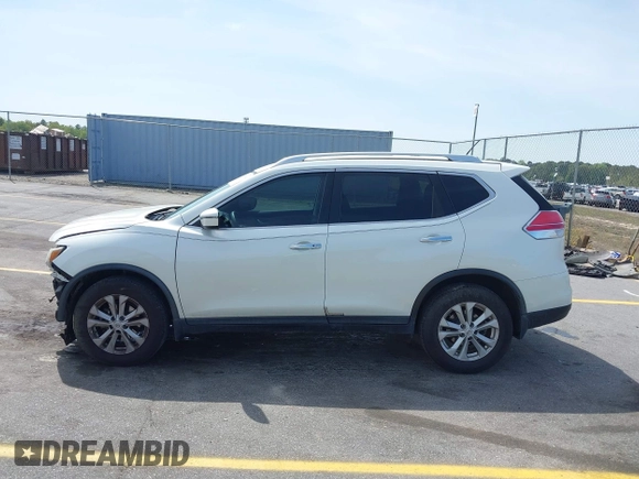 2016 Nissan Rogue S with VIN KNMAT2MT7GP604822, listed as a IAAI auction lot 41928614 with 95,596 mi miles and . Bid and sale history available at DreamBid. Image 14.