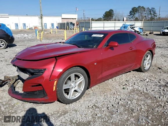2019 Chevrolet Camaro 1LS with VIN 1G1FB1RX4K0127131, listed as a Copart auction lot 37102384 with 46,097 mi miles and Salvage Title. Bid and sale history available at carsss.com. Image 1.