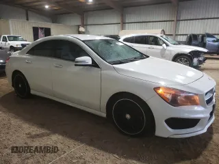 2015 Mercedes-Benz CLA 250 with VIN WDDSJ4EB6FN249797, listed as a Copart auction lot 38417224 with 130,472 mi miles and . Bid and sale history available at DreamBid. Image 4.