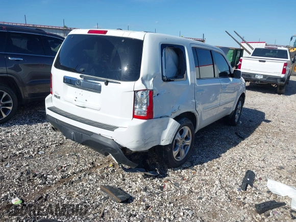 2013 Honda Pilot EX-L with VIN 5FNYF3H57DB022202, listed as a IAAI auction lot 42019419 with 137,680 mi miles and . Bid and sale history available at DreamBid. Image 4.