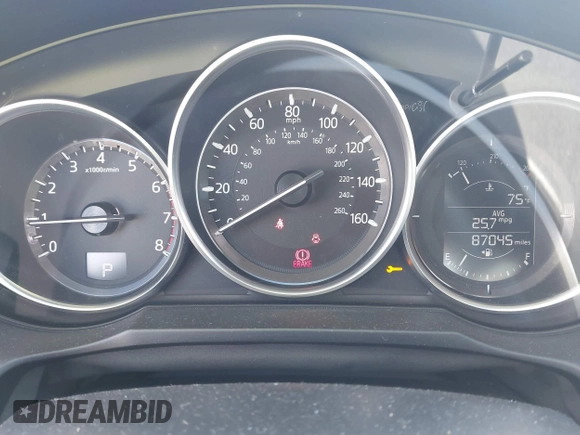 2017 Mazda Mazda6 Sport with VIN JM1GL1U5XH1121285, listed as a IAAI auction lot 41868295 with 87,045 mi miles. Bid and sale history available at carsss.com. Image 7.