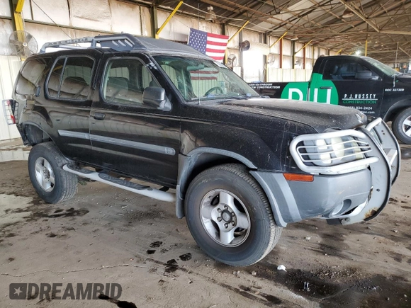 2002 Nissan Xterra XE with VIN 5N1ED28T62C534587, listed as a Copart auction lot 52828005 with 185,848 mi miles and Salvage title. Bid and sale history available at DreamBid. Image 4.