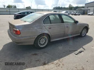 2001 BMW 5 Series 525iA with VIN WBADT43421GF57158, listed as a Copart auction lot 73212884 with 136,820 mi miles and Salvage Title. Bid and sale history available at carsss.com. Image 3.