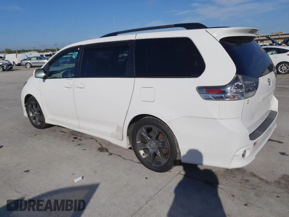 2011 Toyota Sienna SE with VIN 5TDXK3DC8BS099164, listed as a Copart auction lot 50380285 with 212,064 mi miles and Clean Title. Bid and sale history available at carsss.com. Image 2.
