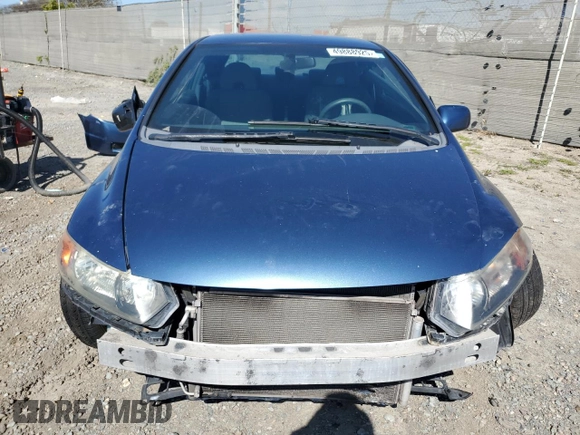 2008 Honda Civic Cpe LX with VIN 2HGFG12618H504787, listed as a Copart auction lot 49888925 with 180,617 mi miles and Salvage Title. Bid and sale history available at carsss.com. Image 5.
