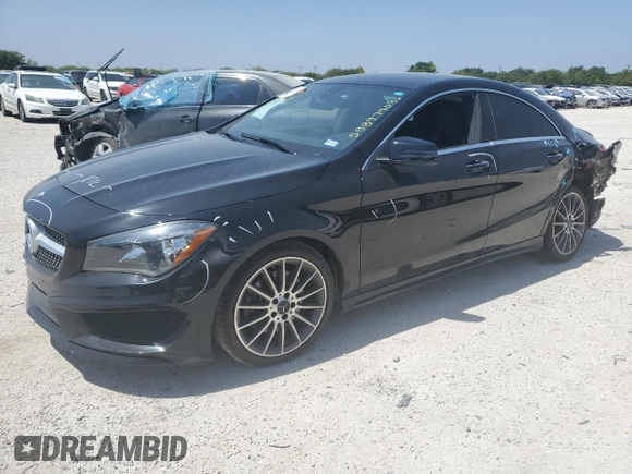 2016 Mercedes-Benz CLA with VIN WDDSJ4EB9GN292113, listed as a Copart auction lot 59897903 with 50,847 mi miles. Bid and sale history available at carsss.com. Image 1.